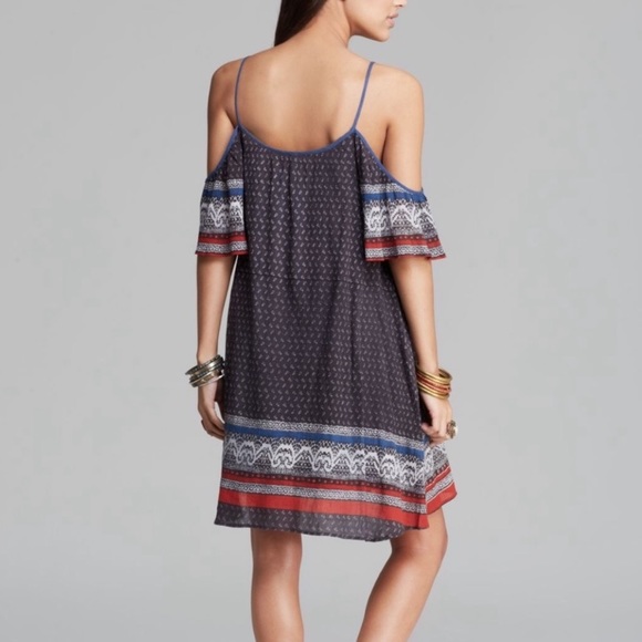 Free People Printed Cold Shoulder Dress - Picture 2 of 6
